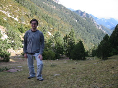 PKT posando al mig de la Cerdanya

