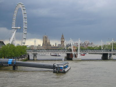 The Eye of London i el Big Ben
