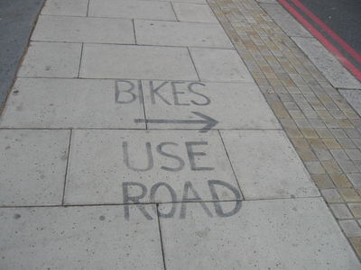 Bikes use Road
