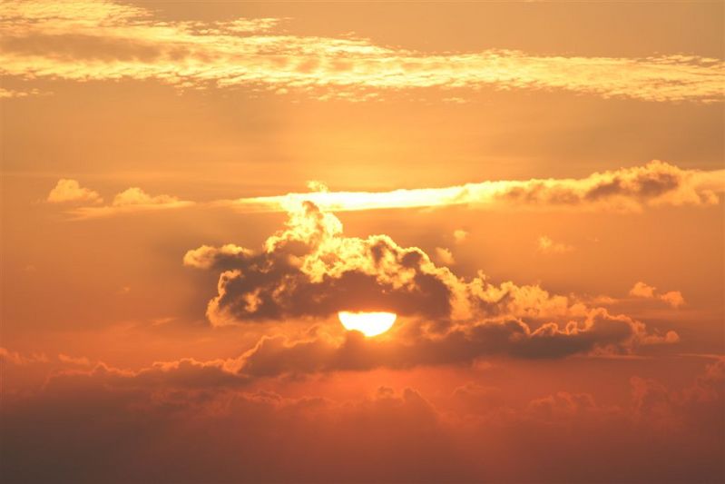 sortida de sol desde la Torre de ses Portes
